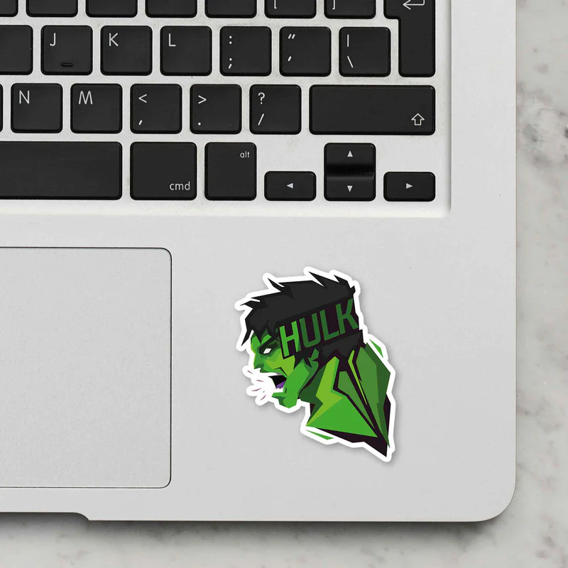 Hulk Laptop Sticker - Image 2