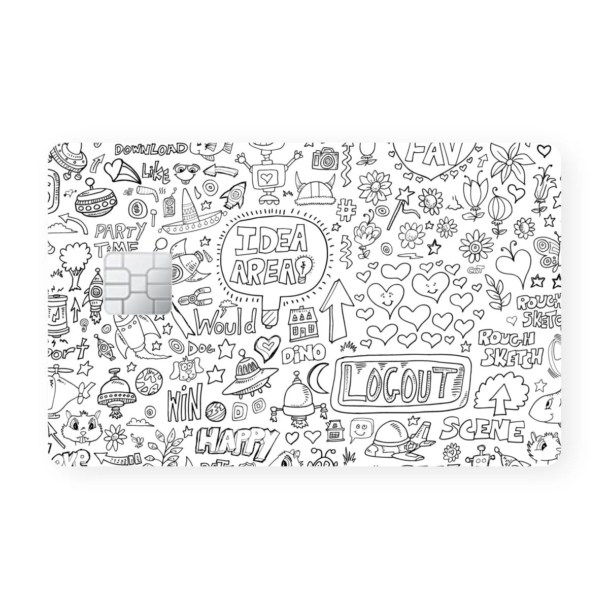 Idea Doodle With Window Card - Image 2