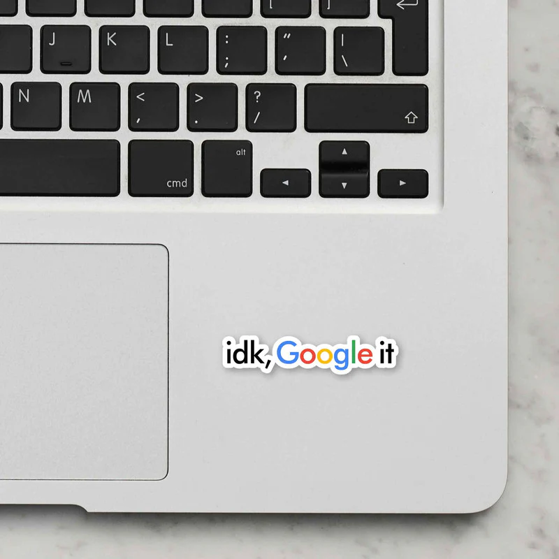 Idk Laptop Sticker - Image 2