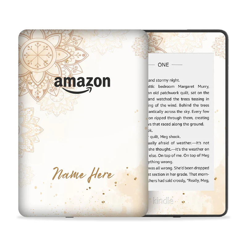 Indic Custom Name Skin For Kindle