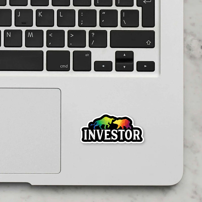 Investor Laptop Sticker - Image 2