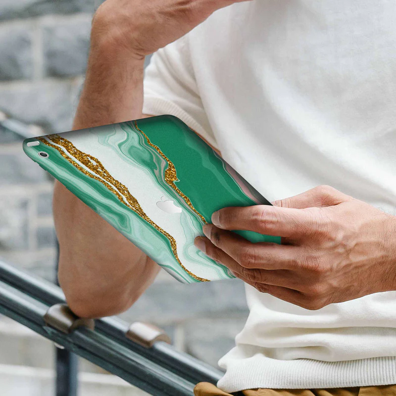 IPad Skin Aesthetic Green Marble - Image 2
