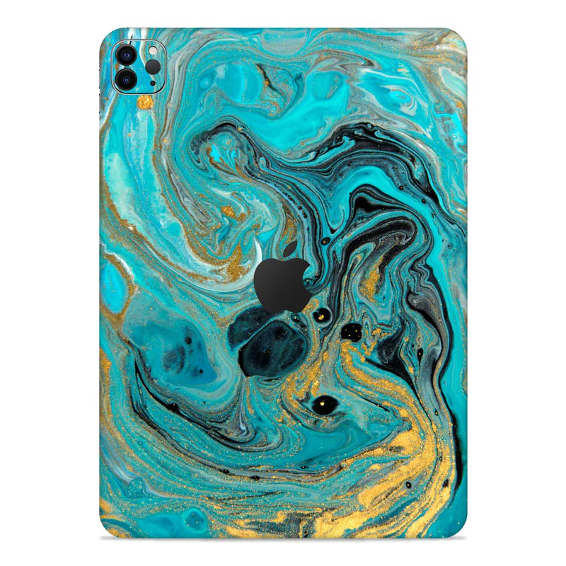 IPad Skin Blue Gold