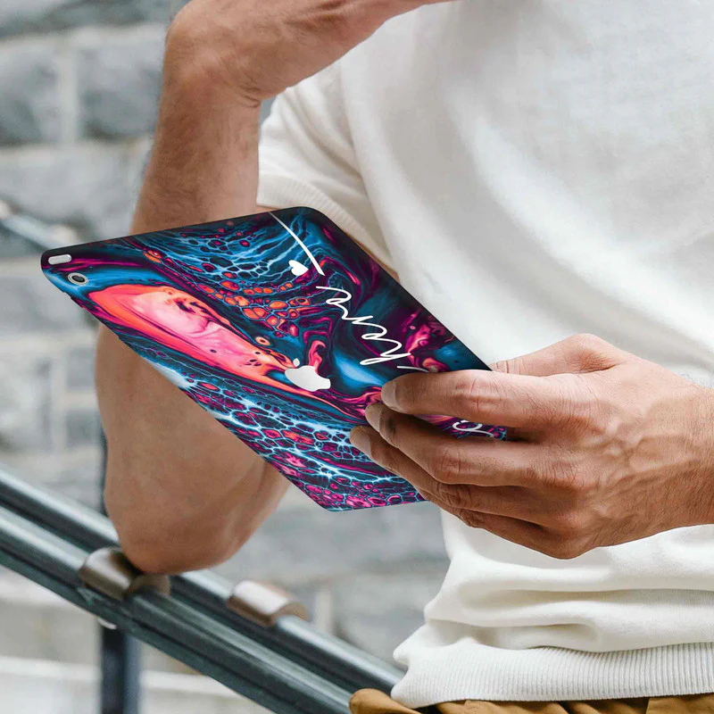 iPad Skin Liquid Psychedelic - Custom Name - Image 2