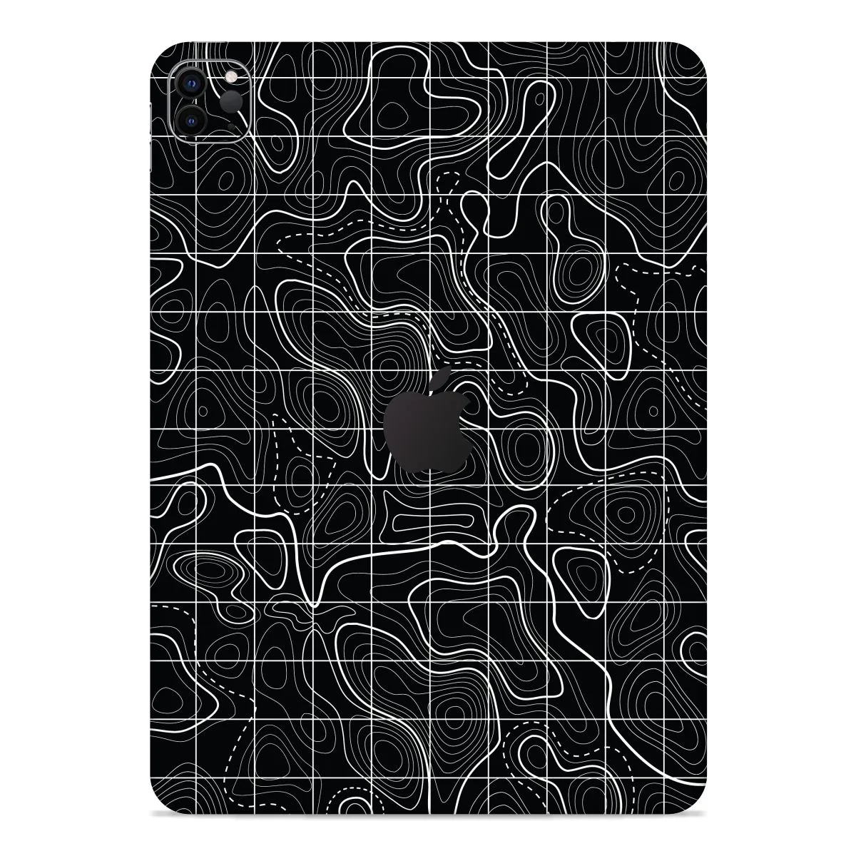 Black Topography Exclusive Ipad Skin