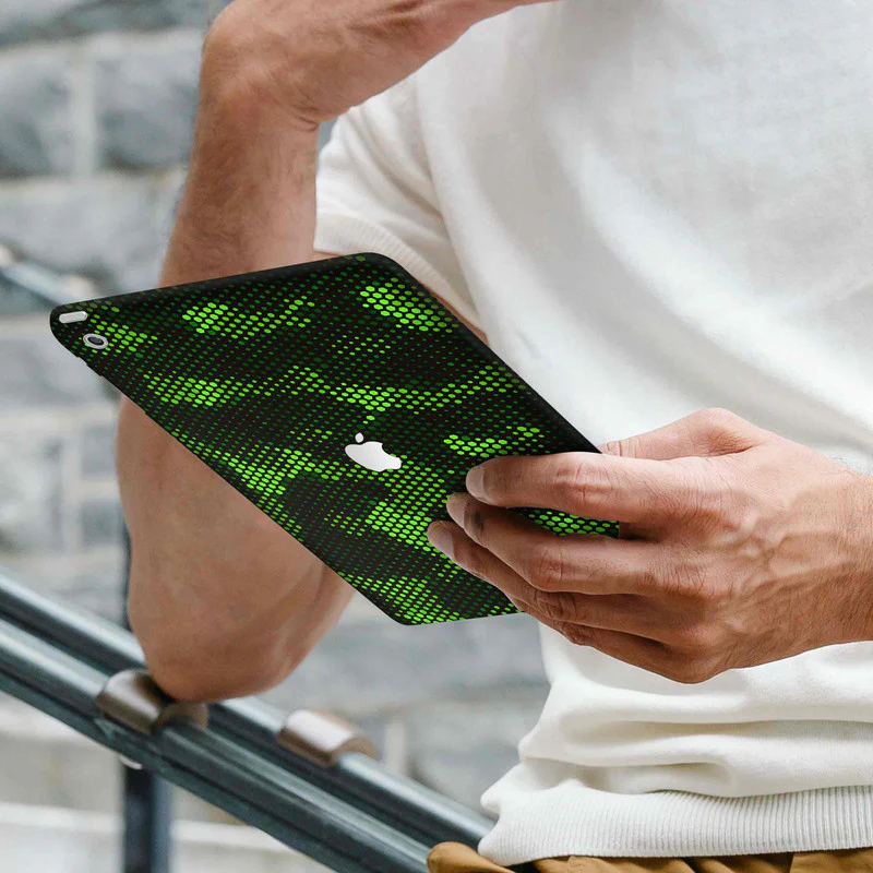 IPad Skin Matrix Design - Green 1 - Image 2