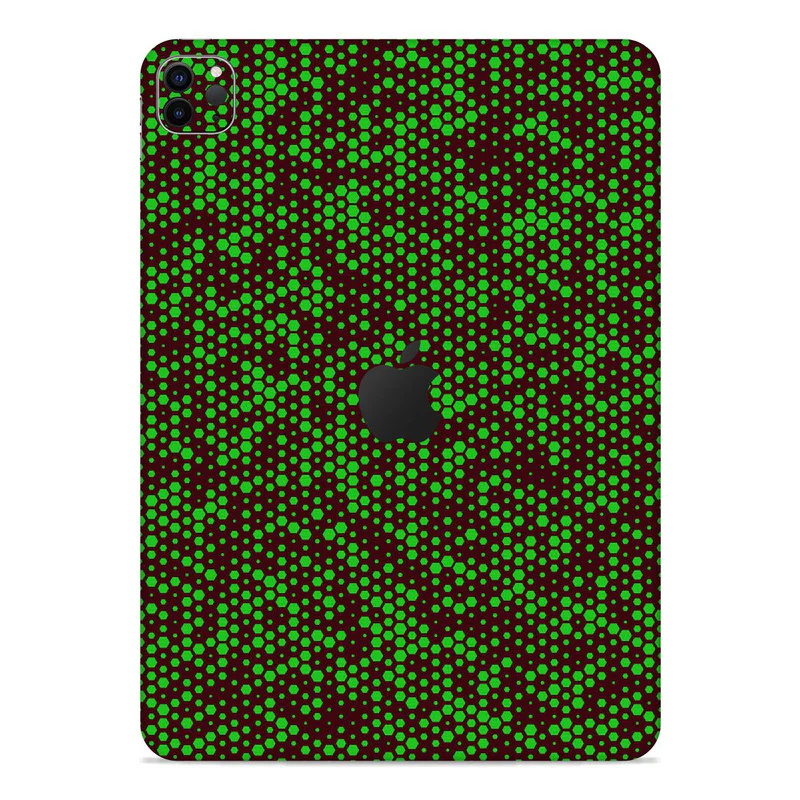 IPad Skin Matrix Design - Green 2