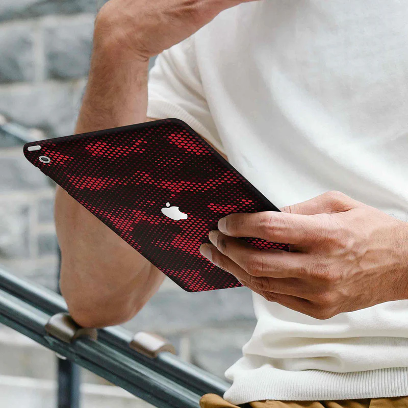 IPad Skin Matrix Design - Red 1 - Image 2
