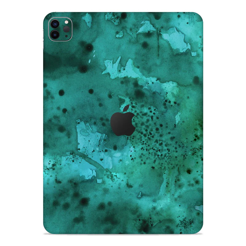 IPad Skin WaterPaint Green