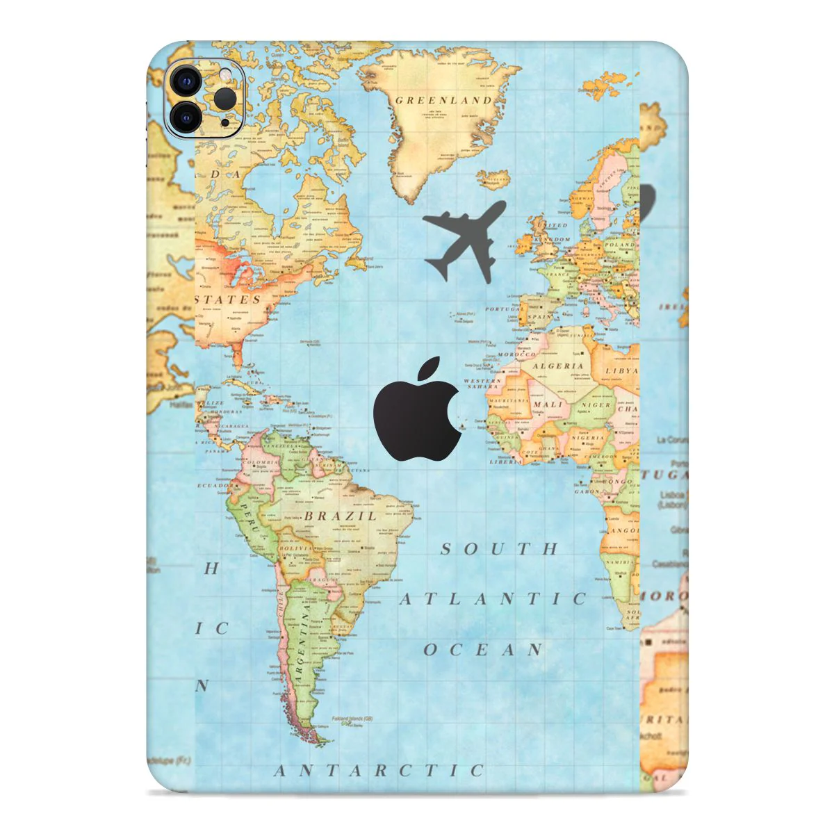 iPad Skin World Map