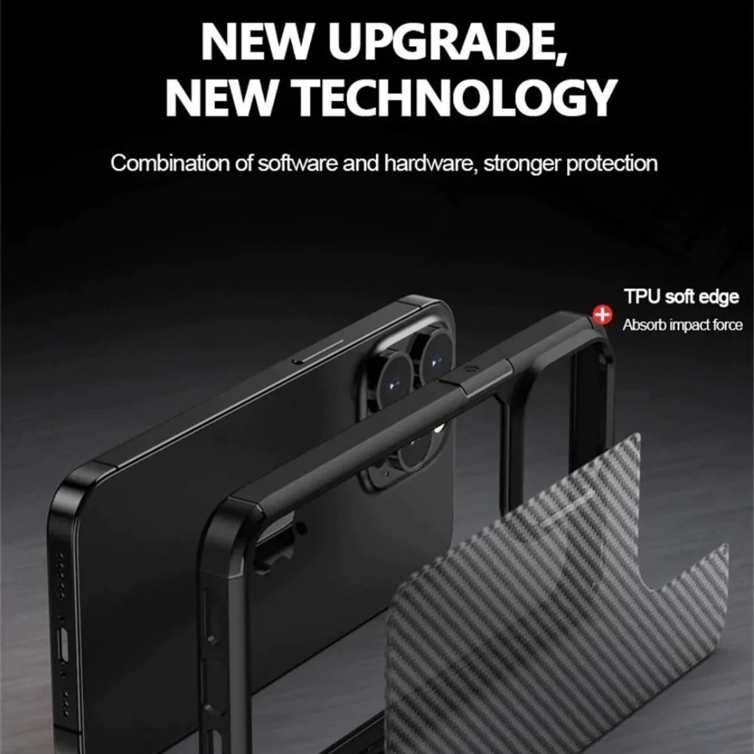 Carbon fiber Bumper Case For iPhone Series - Image 5