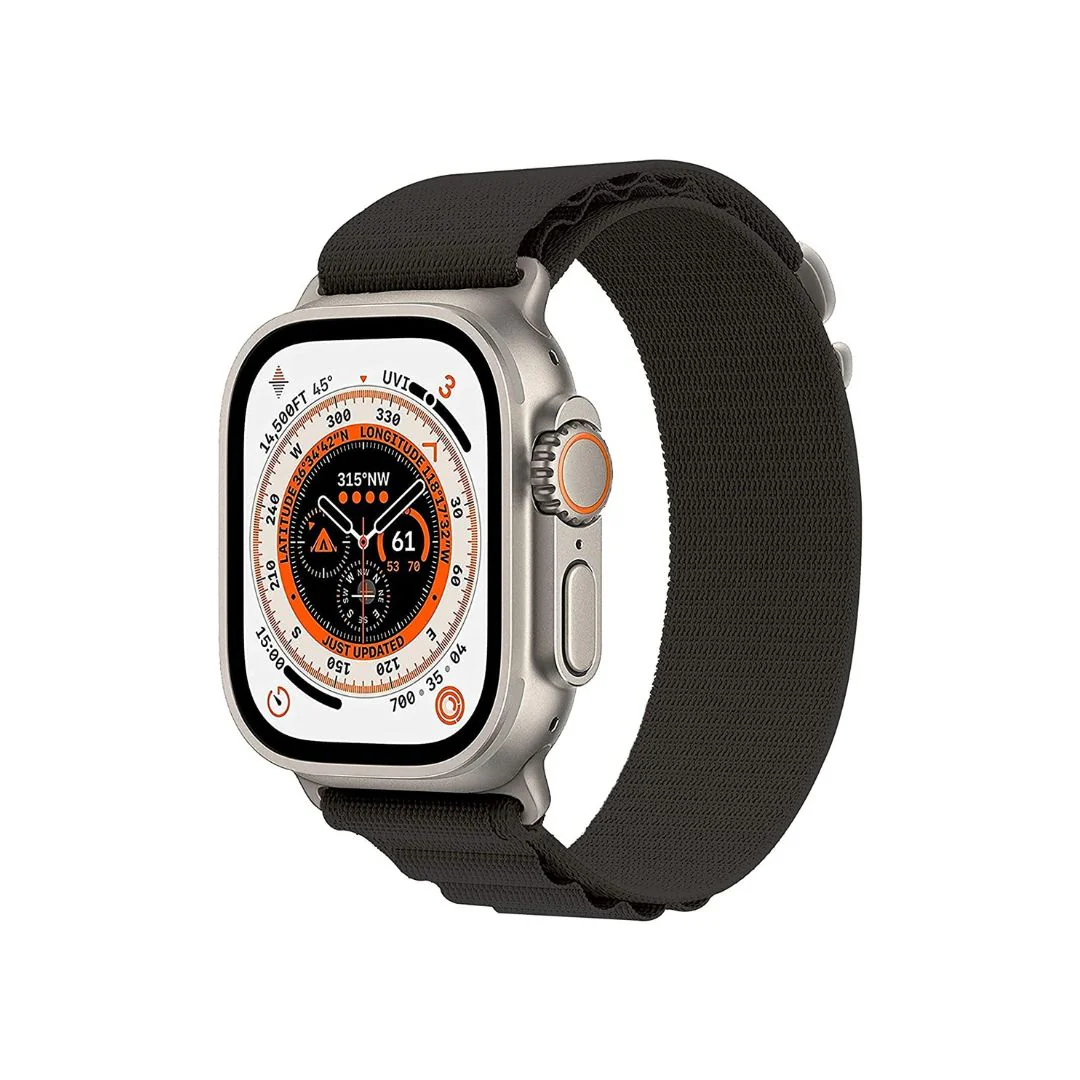 Apple Watch Alpine Loop Strap Black - 42/44/45/49 MM - Image 2
