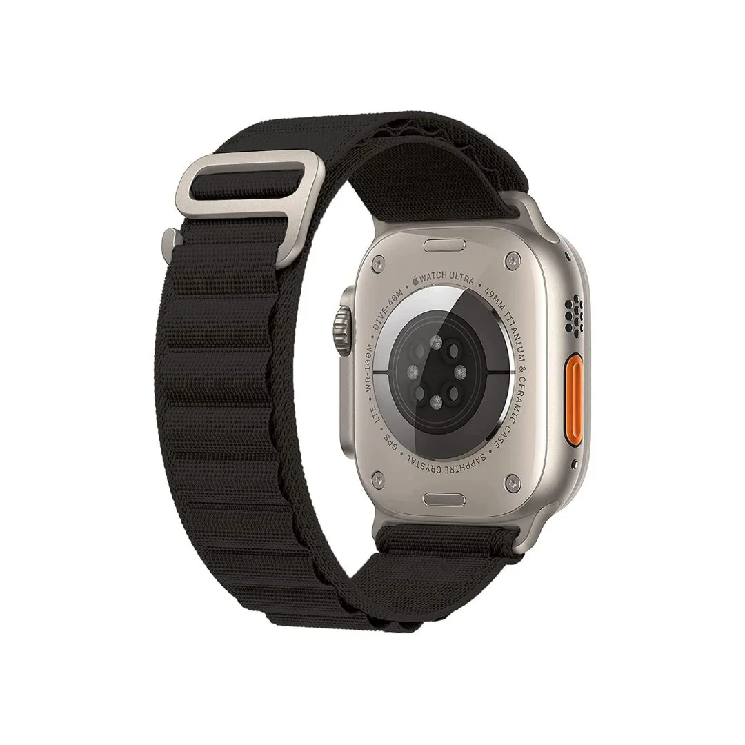 Apple Watch Alpine Loop Strap Black - 42/44/45/49 MM - Image 3