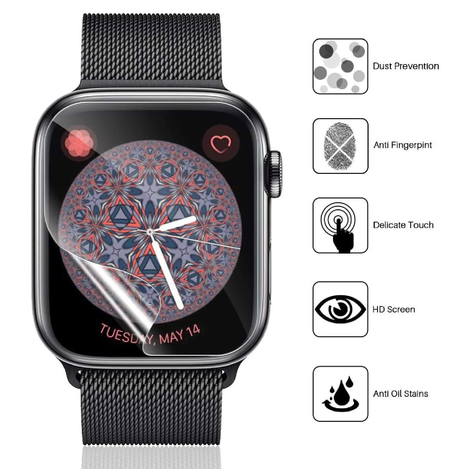Apple Watch Unbreakable Hydrogel Membrane (Pack of 2) - Select MM - Image 3