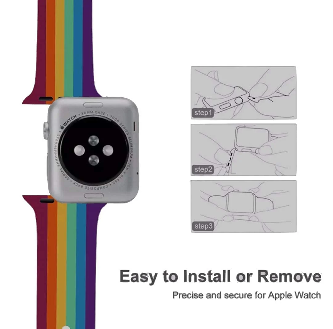 Apple Watch Strap Rainbow - 38/40/41 MM - Image 3