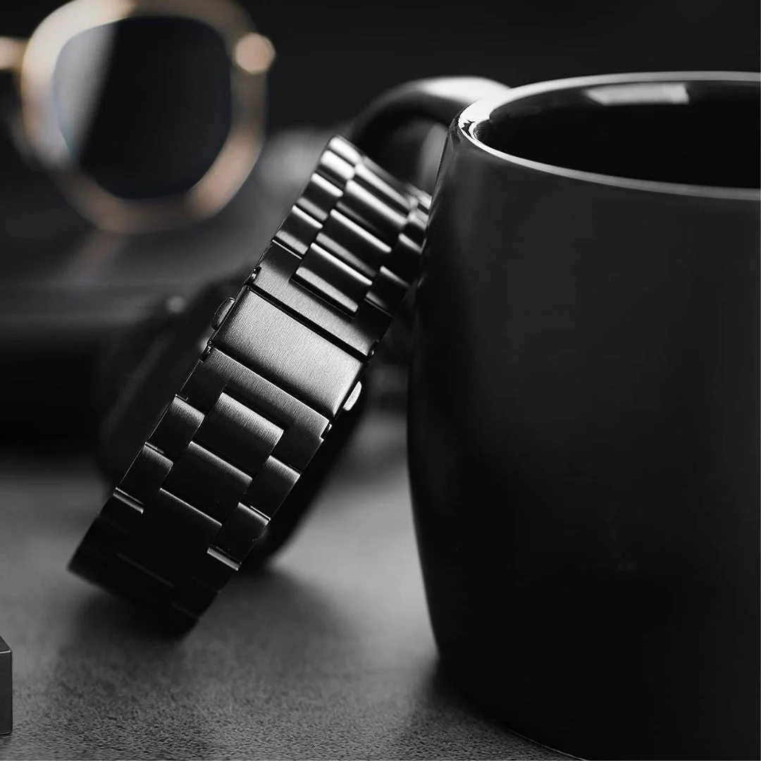 Apple Watch Stainless Steel Strap Black - 38/40/41 MM - Image 3