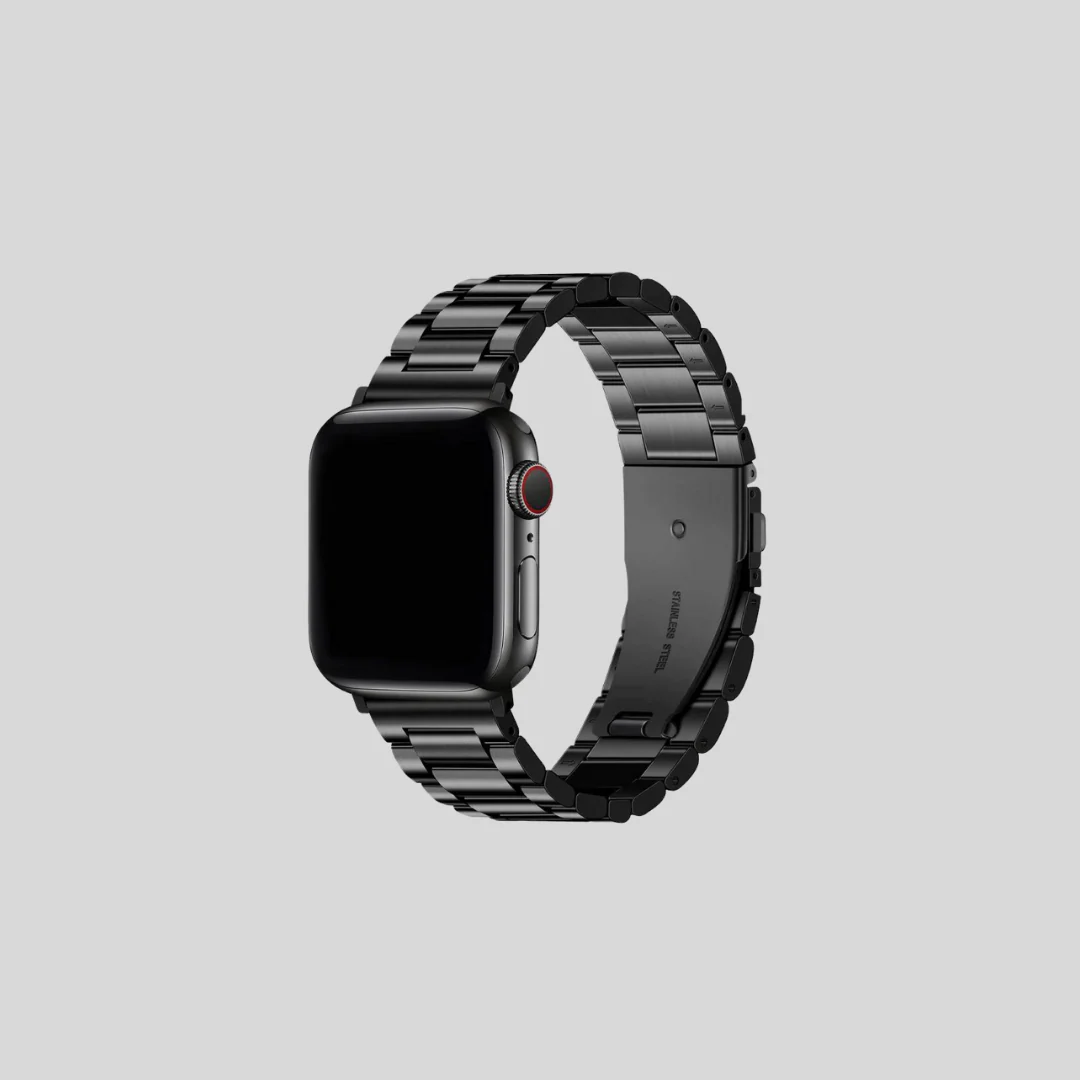 Apple Watch Stainless Steel Strap Black - 42/44/45/49 MM