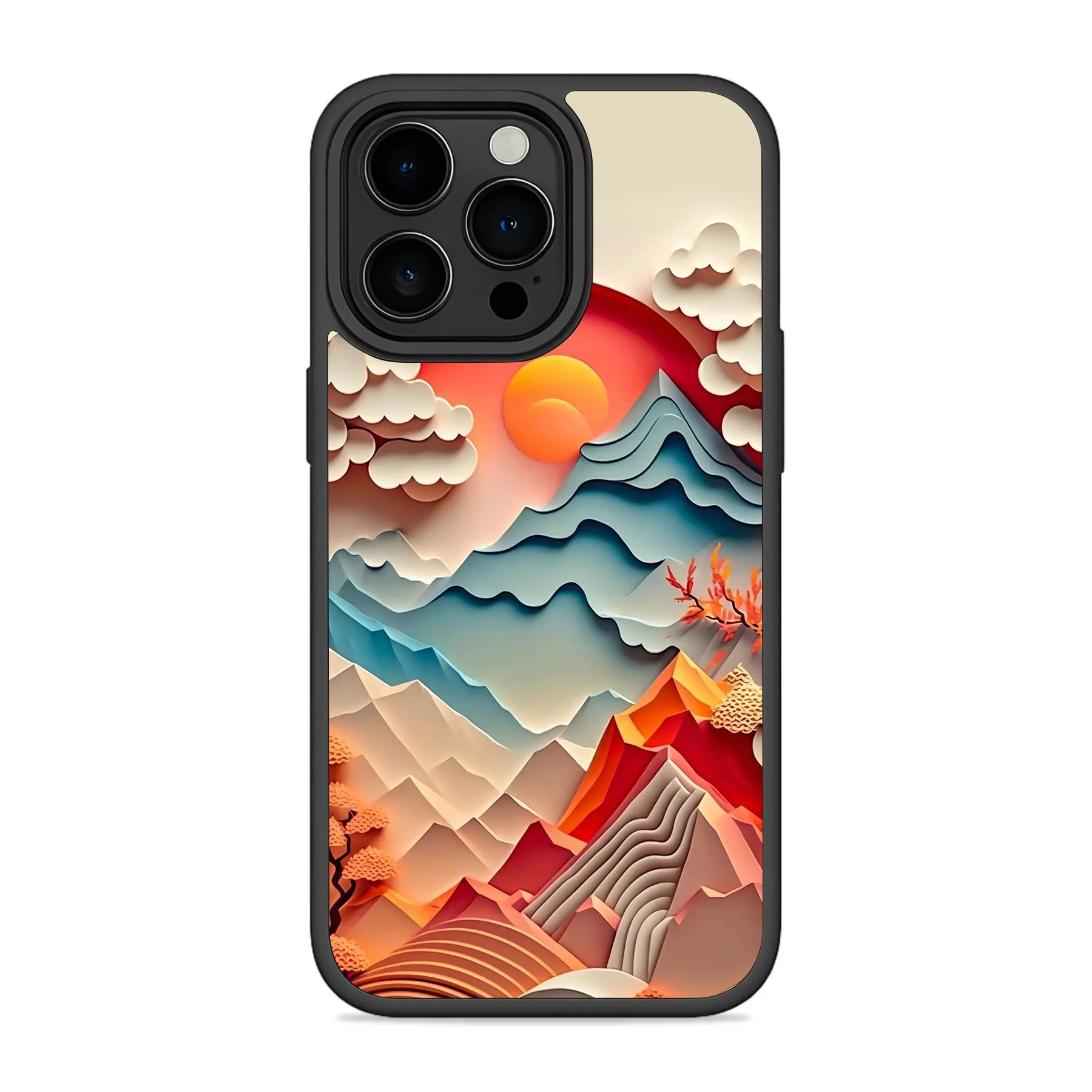 Sunset 3D Mobile Bumper Cover