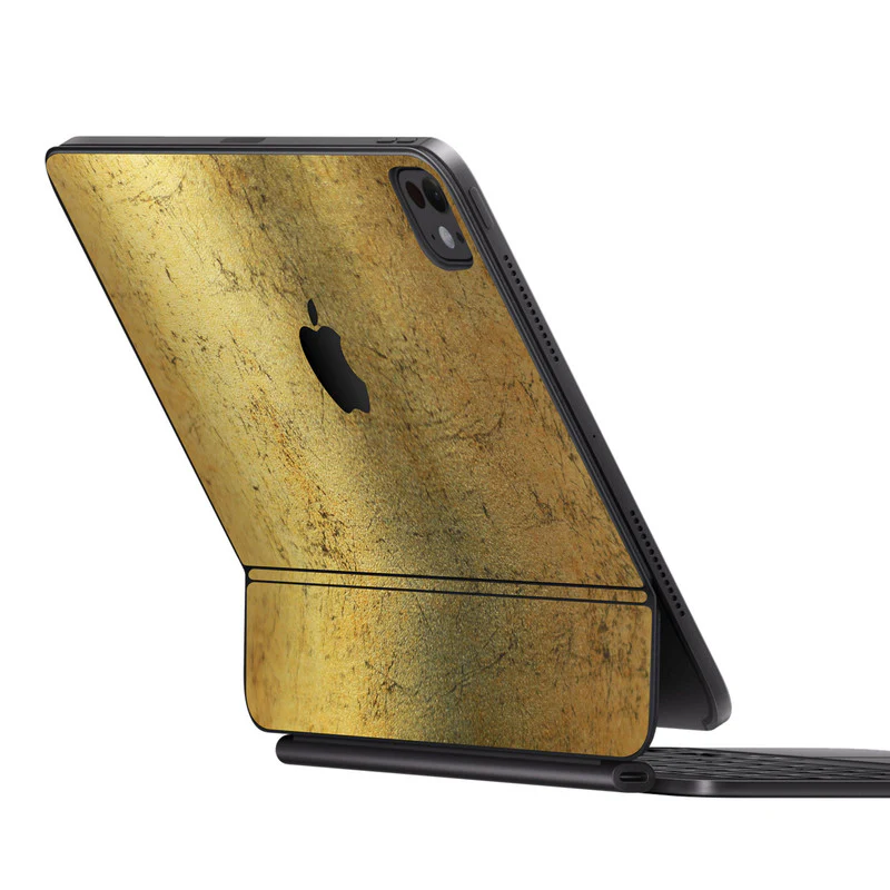 iPad Magic Keyboard Gold Rust Skin