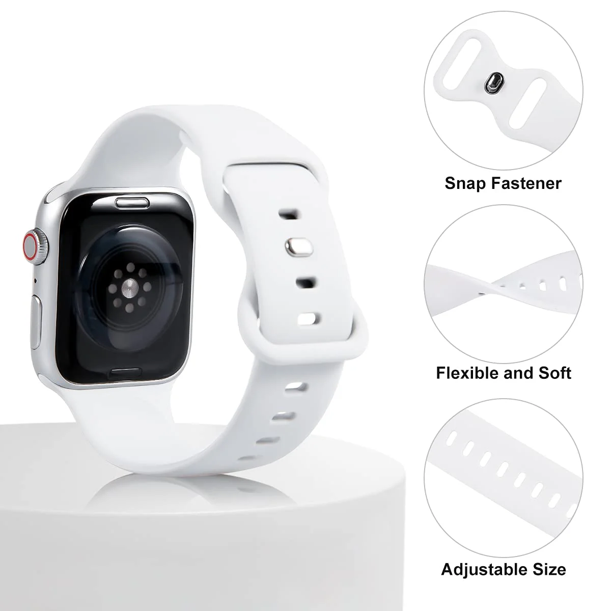 Apple Watch Strap White Strap - 38/40/41 MM - Image 4