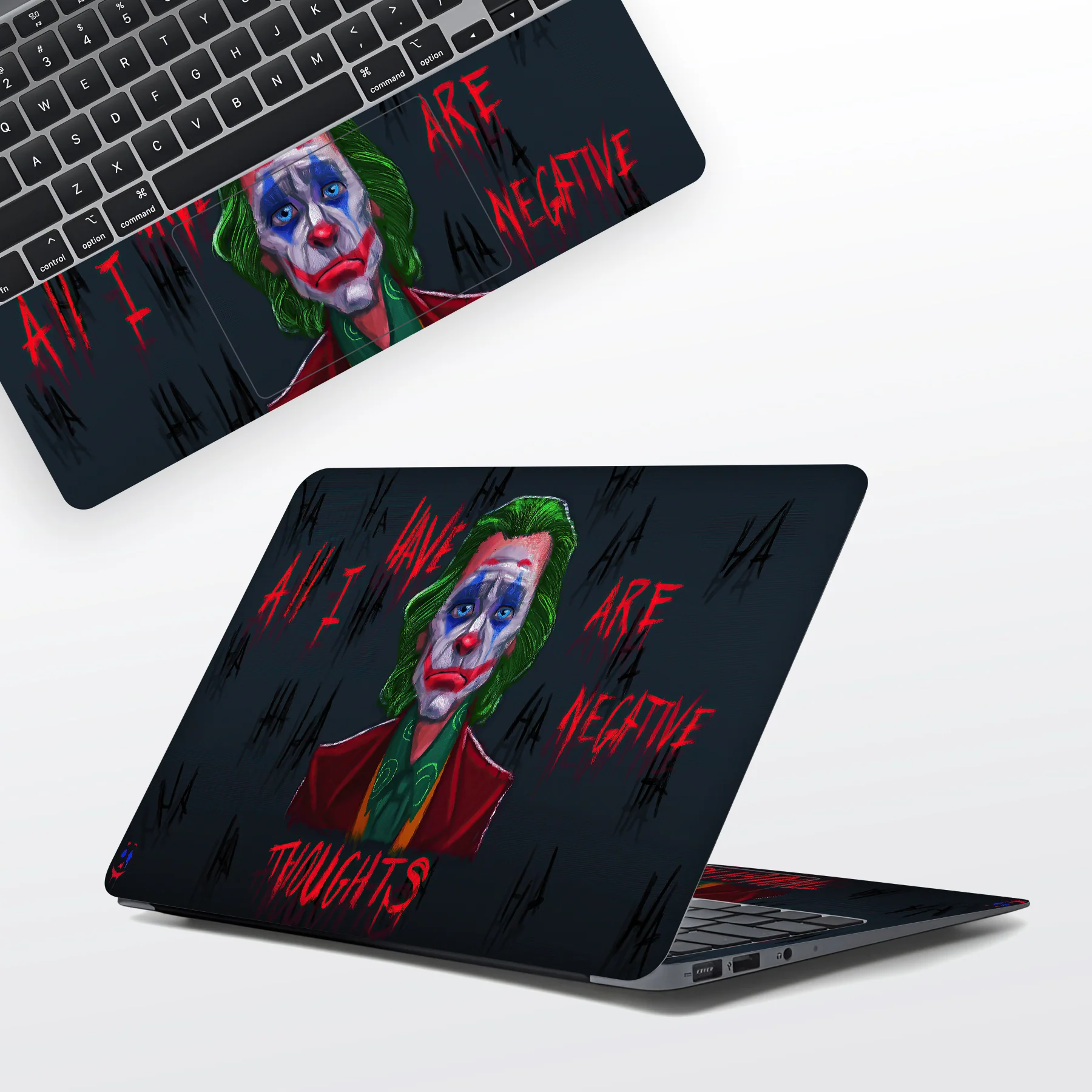 Joker Thoughts Laptop Skin