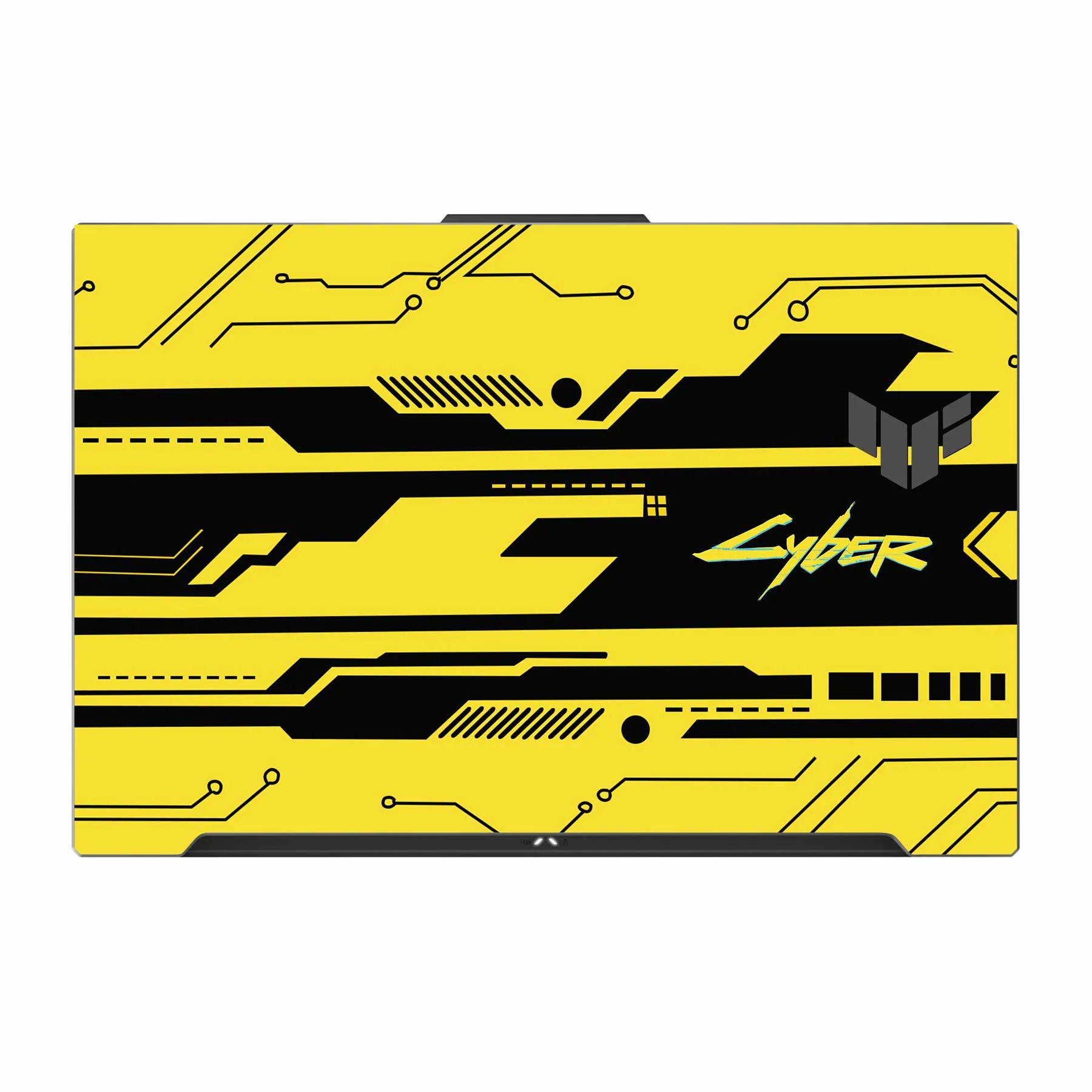 Cyber Yellow Asus TUF Gaming F17 FX707Z Laptop Skin