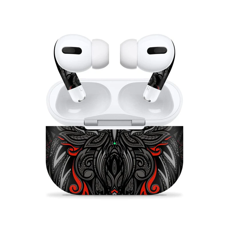 Classic Owl Red Airpods Pro Skin