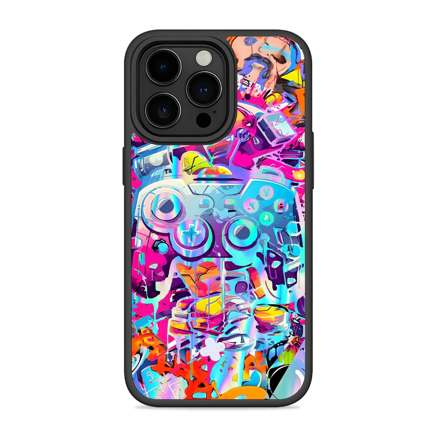 Joystick Holographic Mobile Bumper Cover