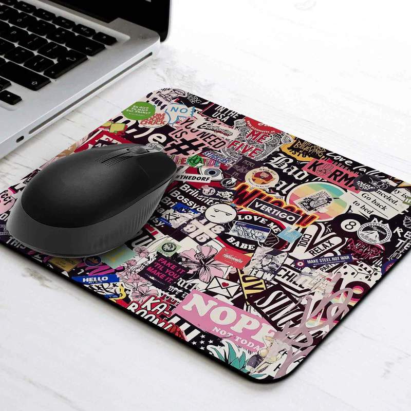 Junkyard Stickers Mouse Pad