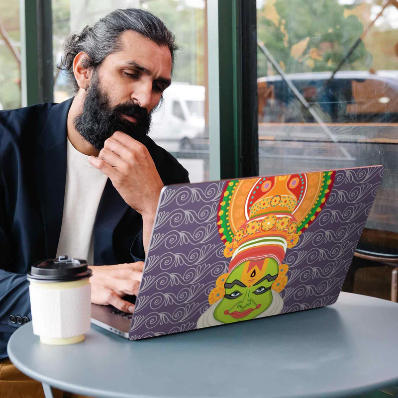 Kathakali Pacha Vesham Laptop Skins - Image 2