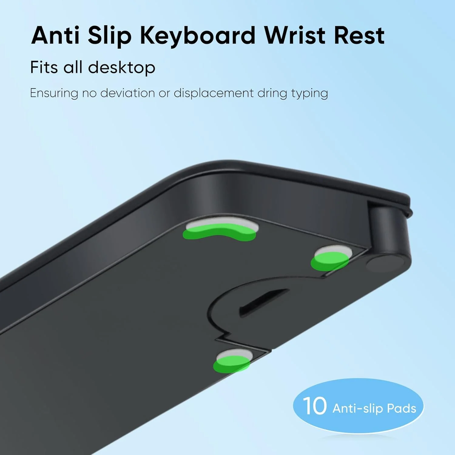 Ergonomic Keyboard Wrist Rest with 22-in-1 Cleaning Kit & Springy Sponge Support for Work and Gaming - Image 6