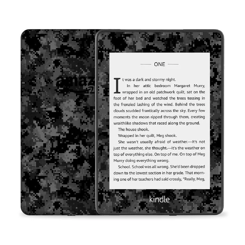Black Pop Skin For Kindle