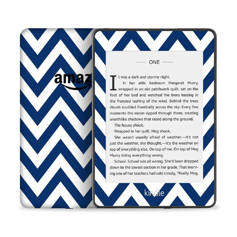 Blue Stripes Skin For Kindle