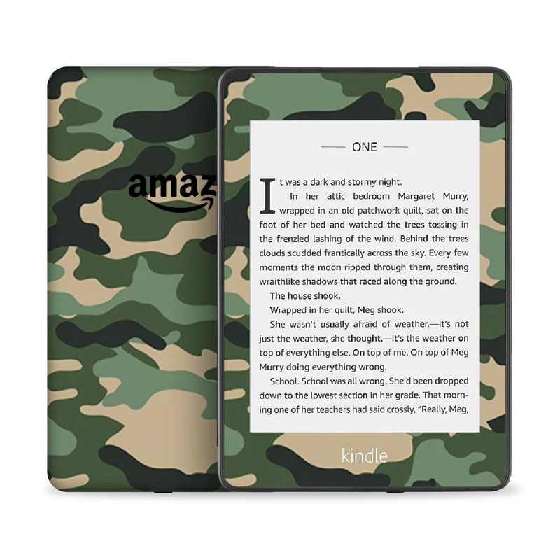 Green Camo Skin For Kindle