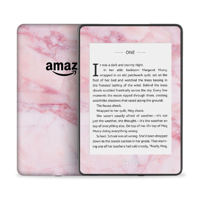 Pink Marble Skin For Kindle