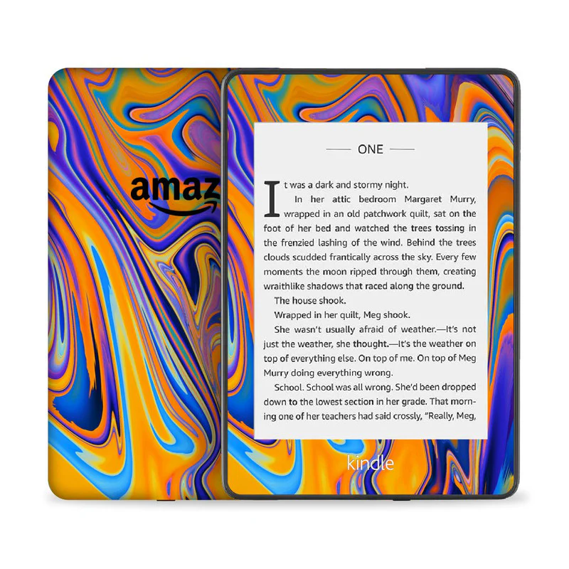 Swirls Skin For Kindle