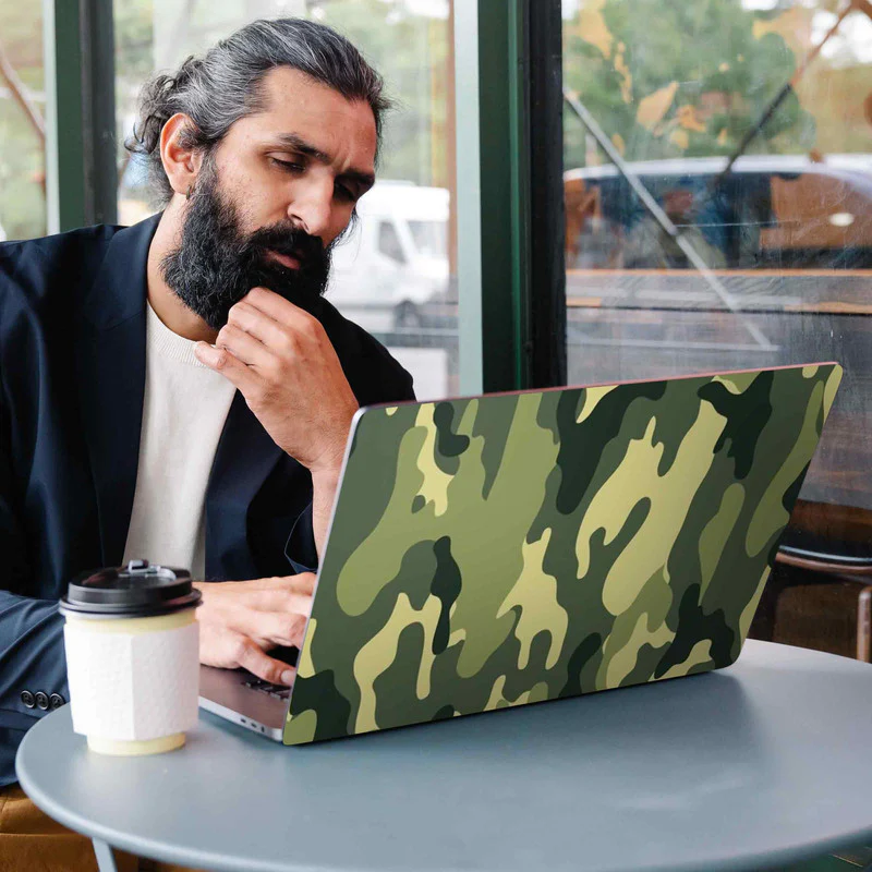 Green Camouflage Laptop Skins - Image 2