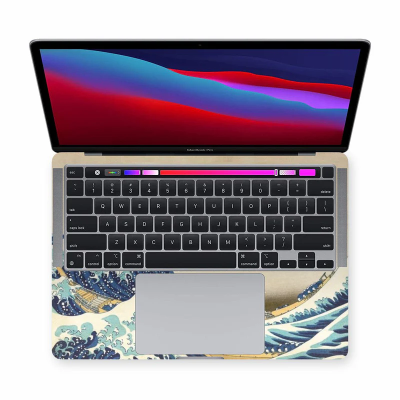 Macbook Kanagawa Laptop Skins - Image 2