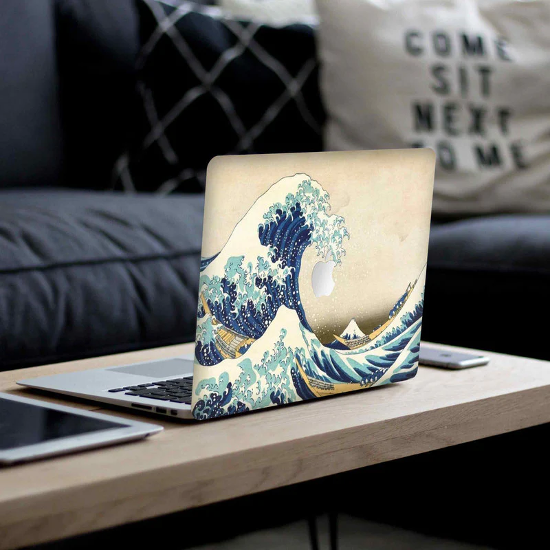 Macbook Kanagawa Laptop Skins - Image 4