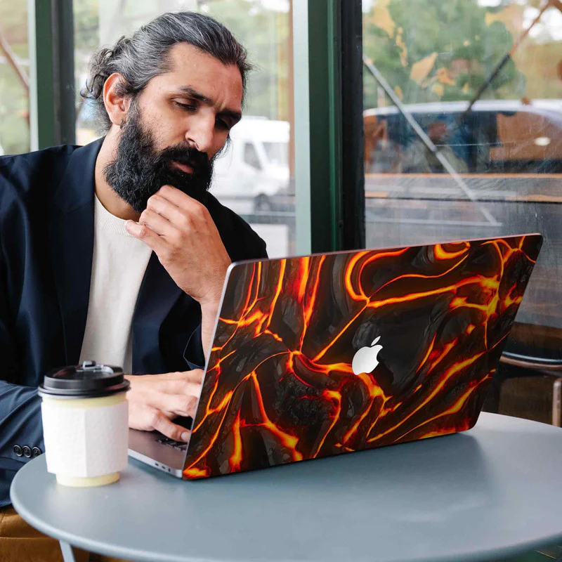 Macbook Lava Laptop Skins - Image 3