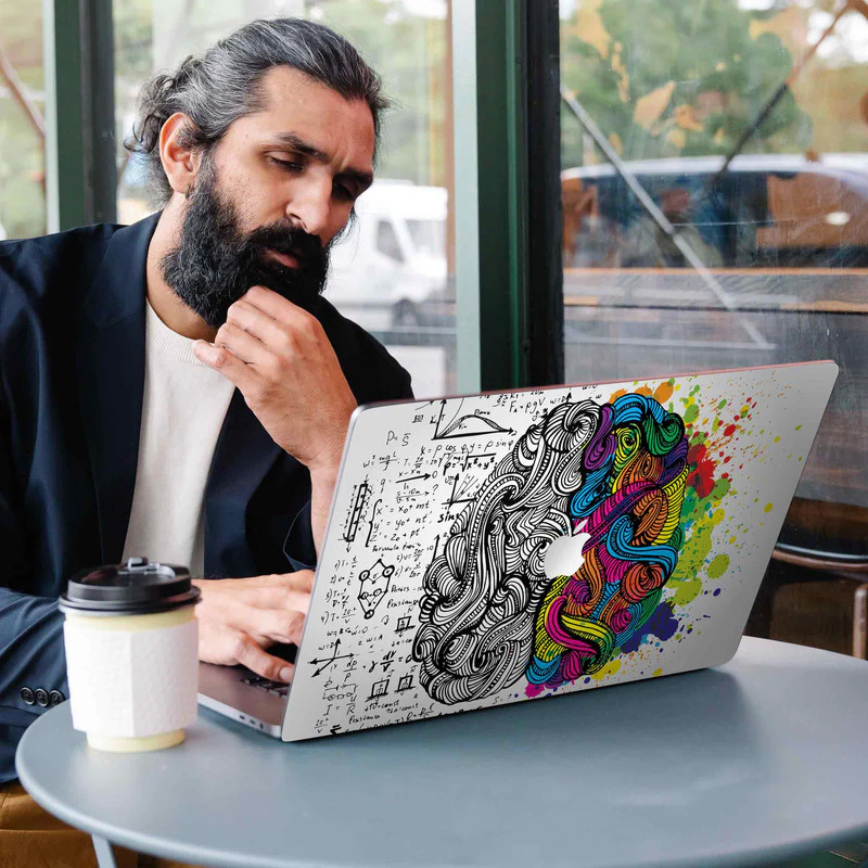 Macbook Neuro Art Laptop Skins - Image 3