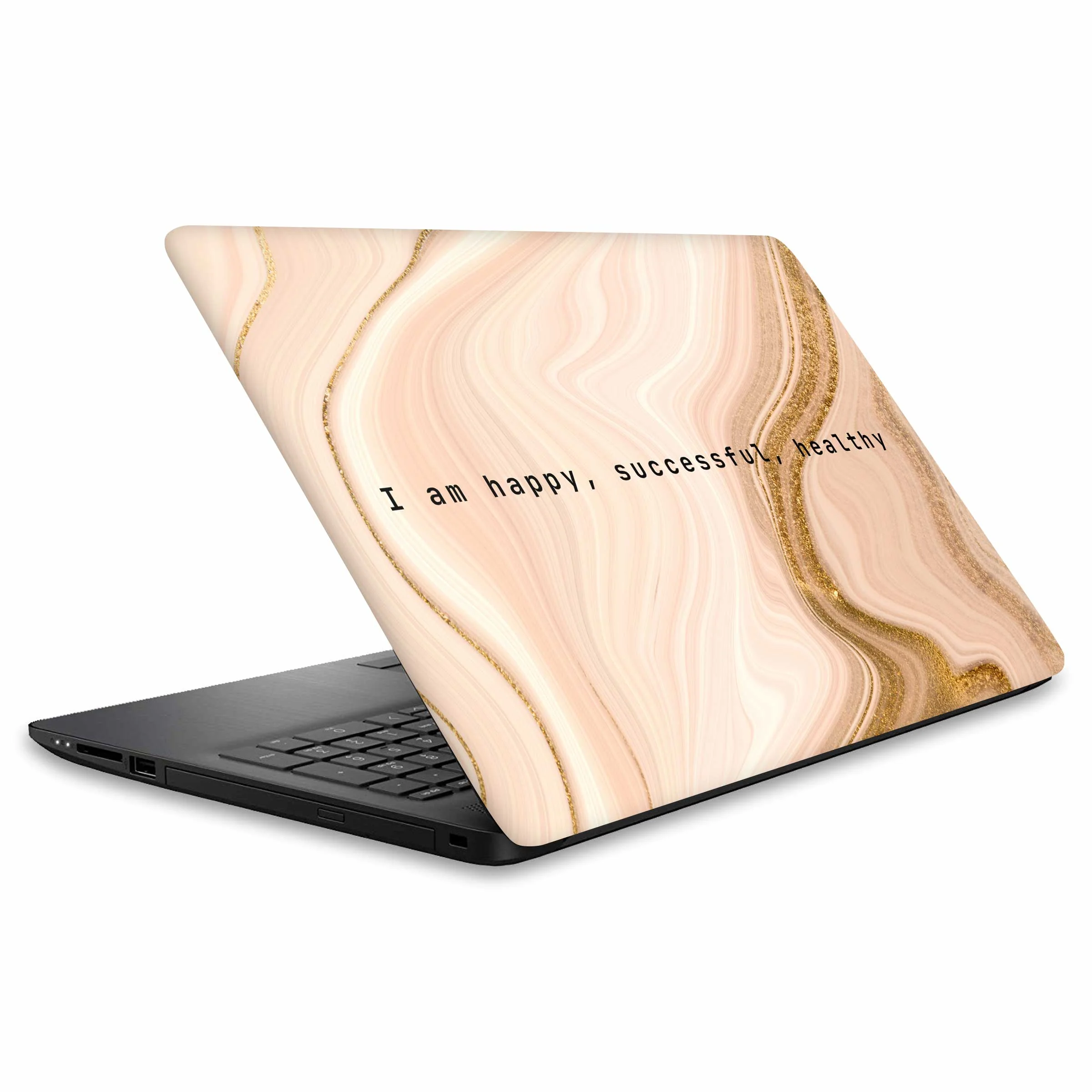 I Am Happy Laptop Skin