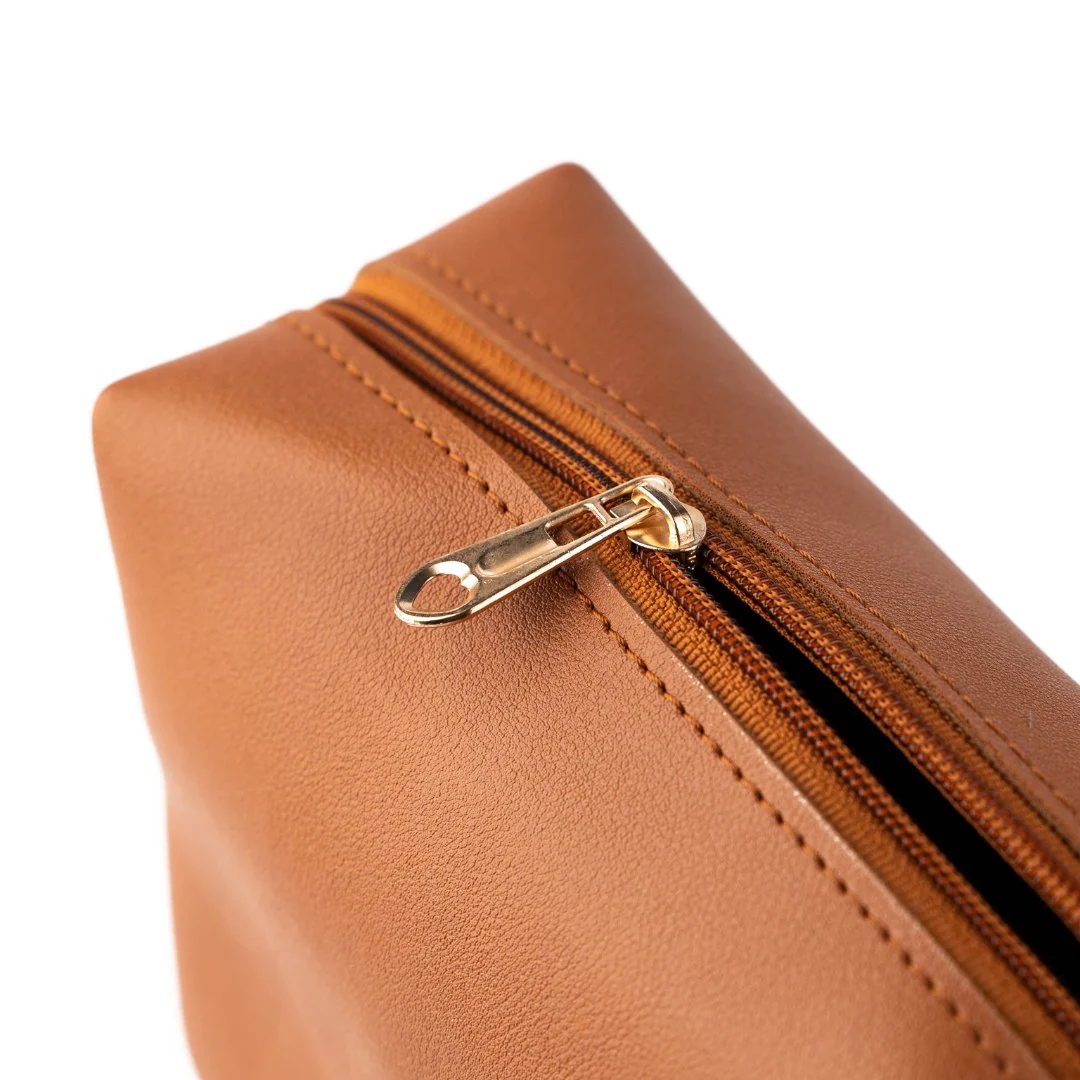Leather Multi Purpose Pouch - Brown - Image 5
