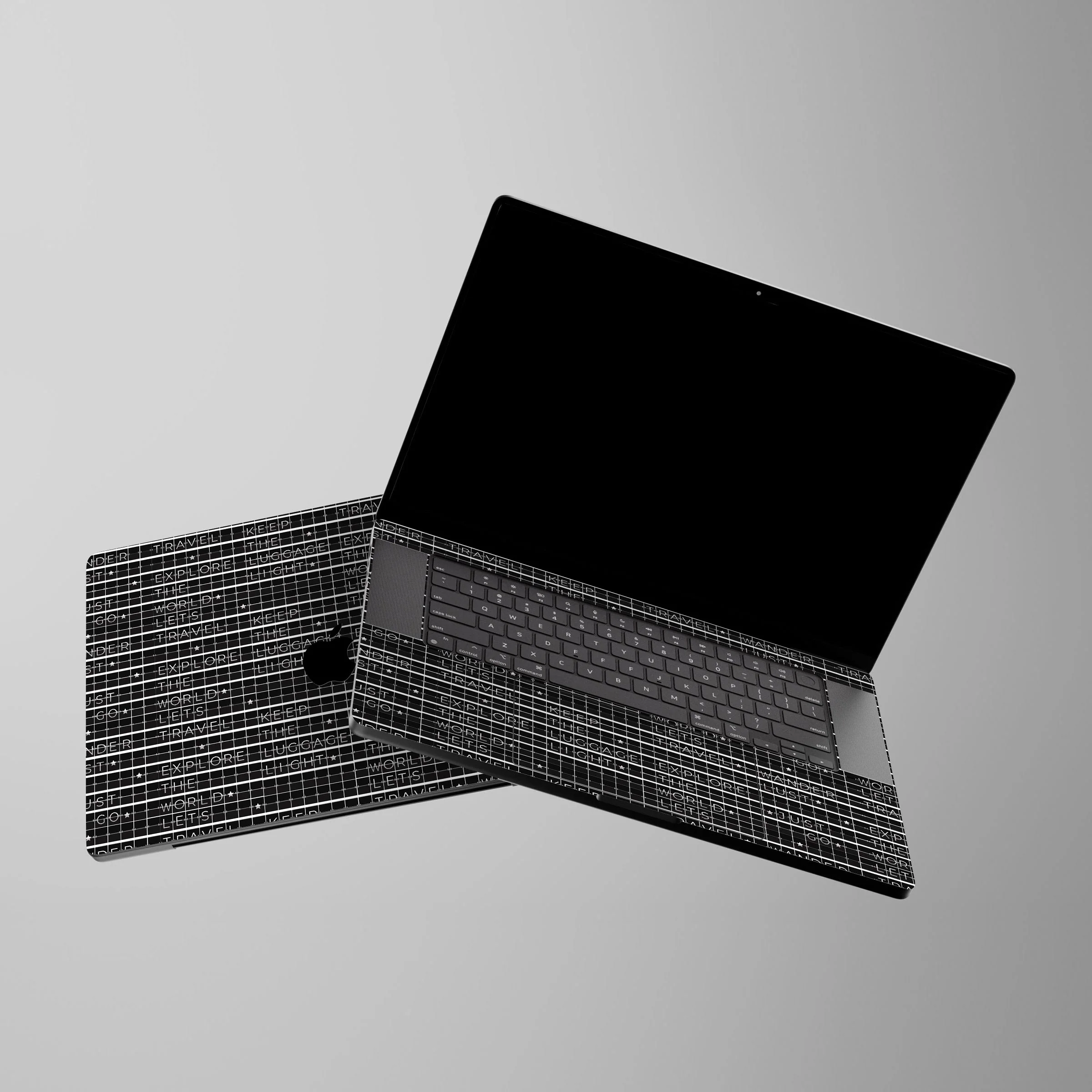 Lets Travel The World Laptop Skin