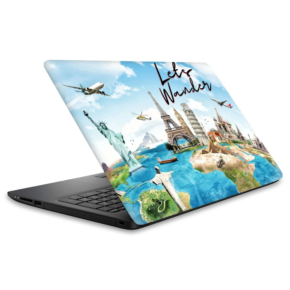 Lets Wander Laptop Skins