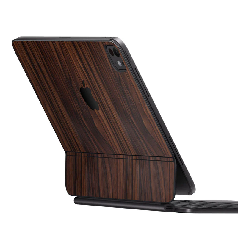 iPad Magic Keyboard Mahogany Wood Skin
