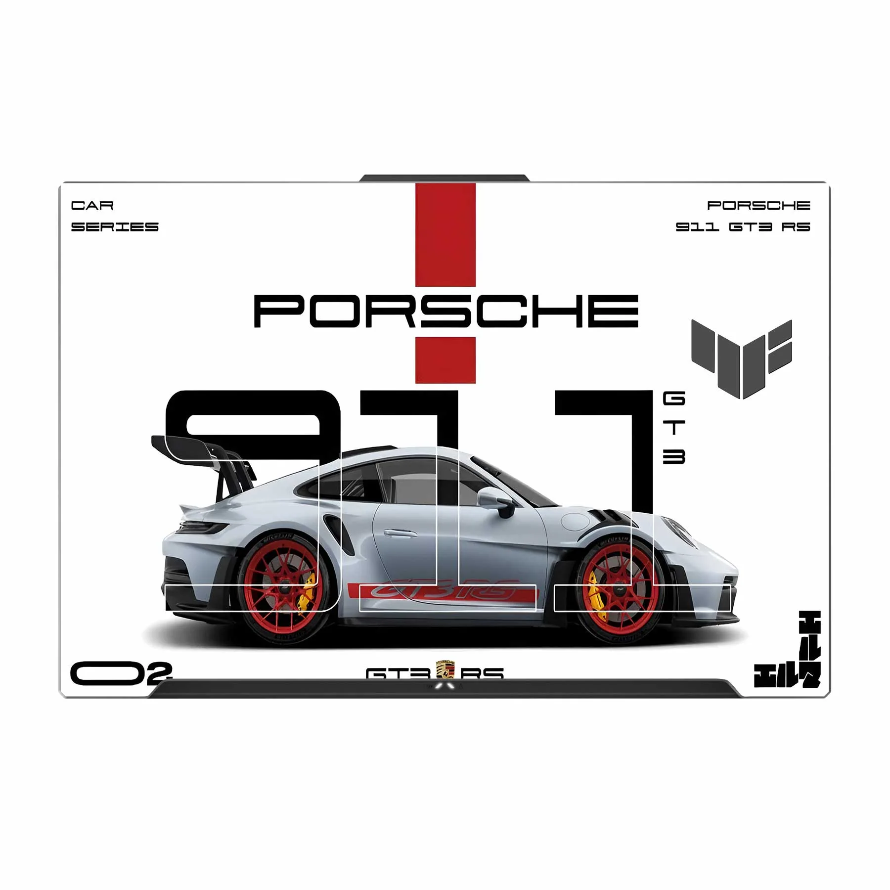 GT RS3 Asus TUF Gaming F17 FX707Z Laptop Skin
