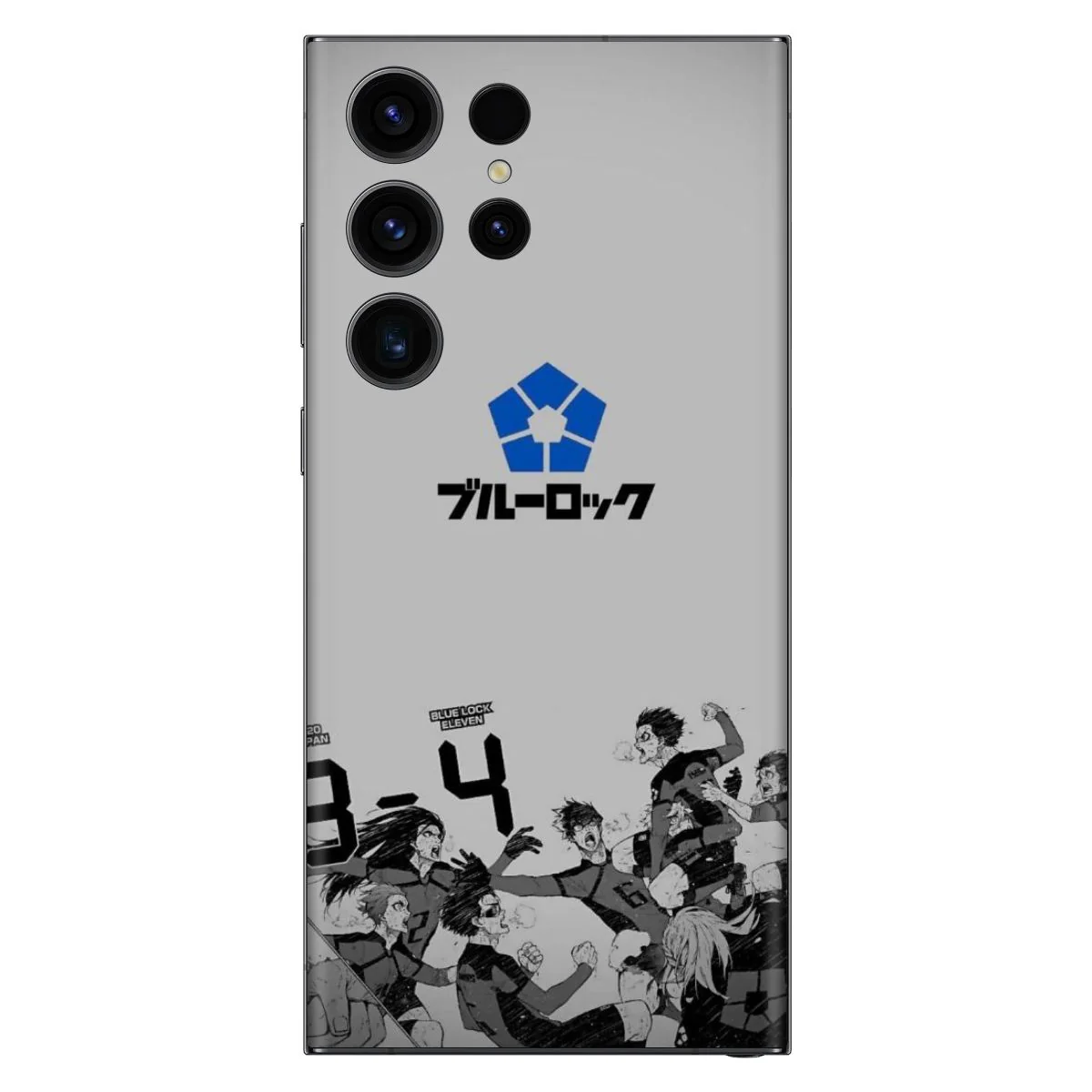 blue Lock Minimalistic Mobile Skin