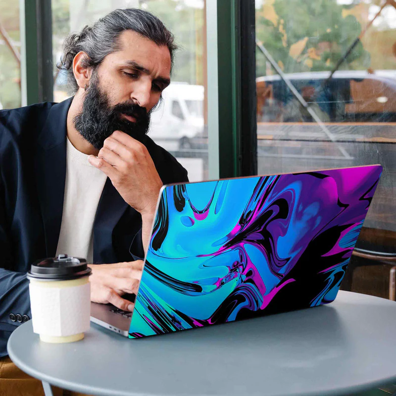 Blue Mercury Laptop Skins - Image 2