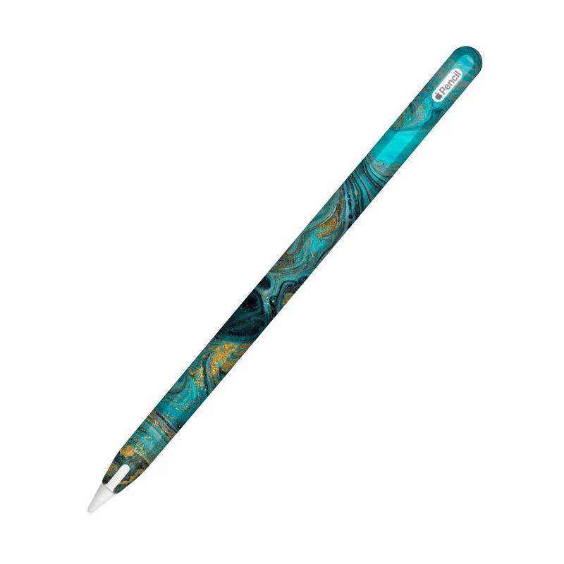 Blue Gold Apple Pencil Skin